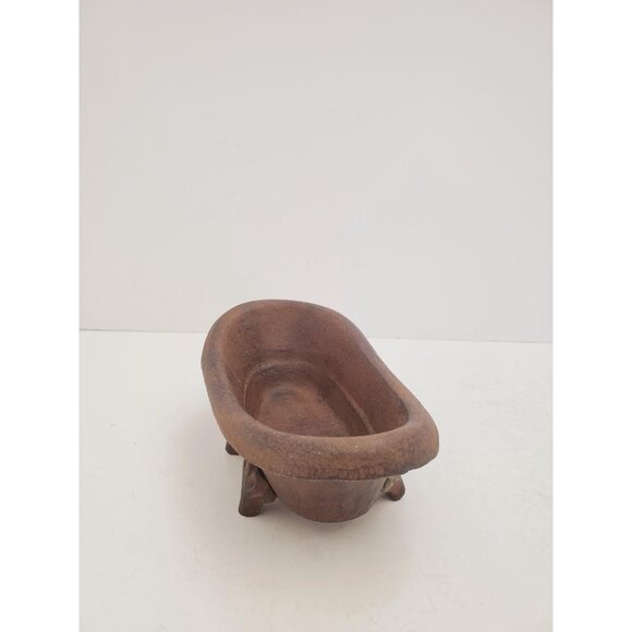 Vintage 1950s / cast iron SOAP DISH / cast iron Soap Holder Soap Dispens… - Picture 3 of 10